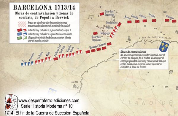 sitio de Barcelona 1713 Populi