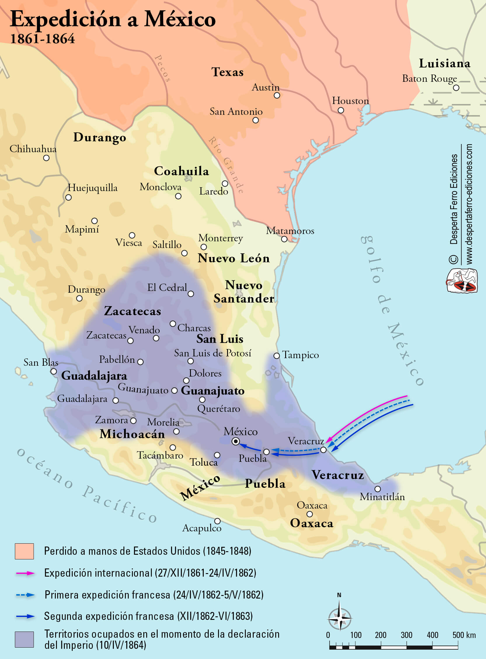La intervención francesa en México y el Segundo Imperio de Maximiliano I