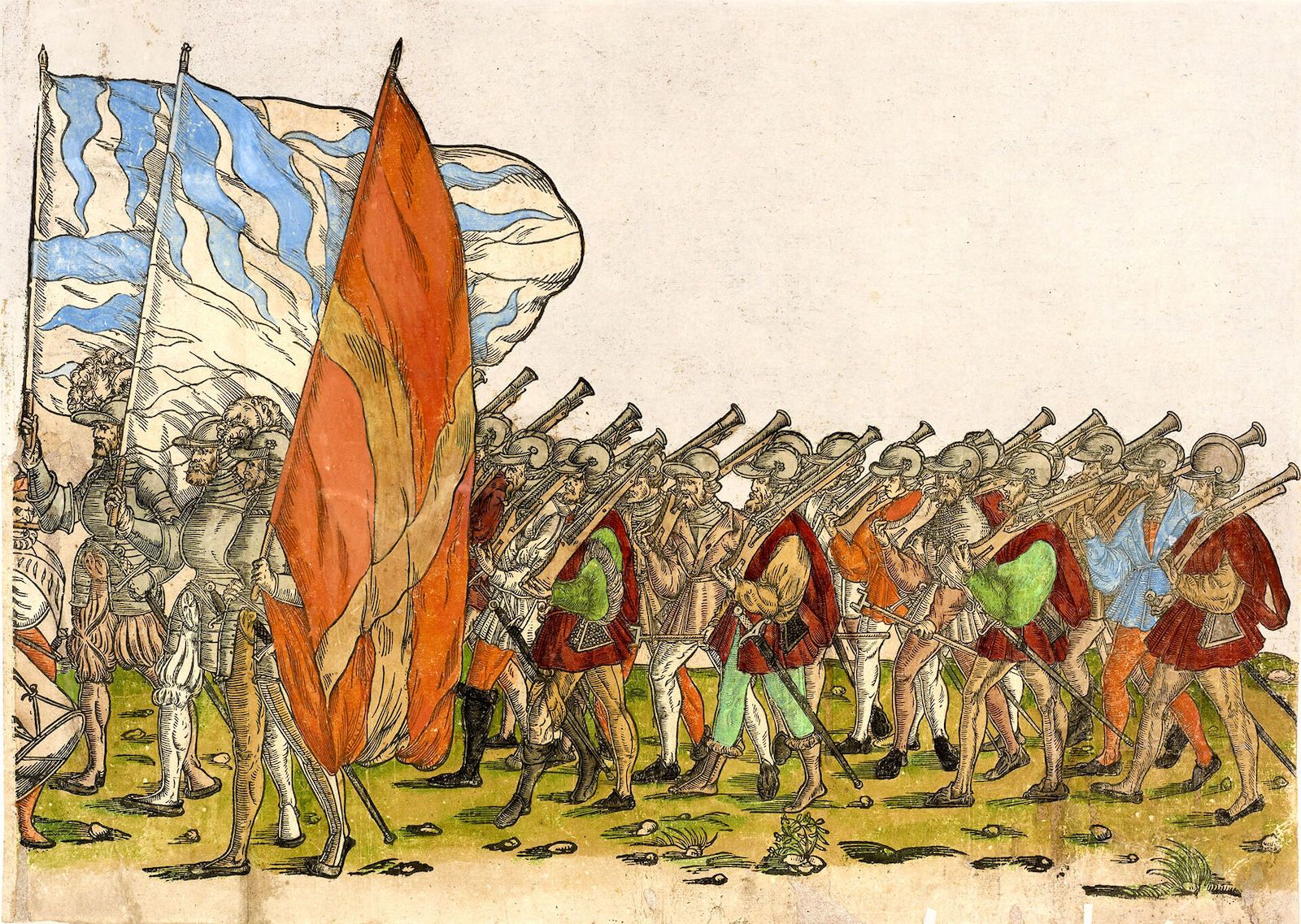 arcabuceros españoles batalla de Bicocca 1522