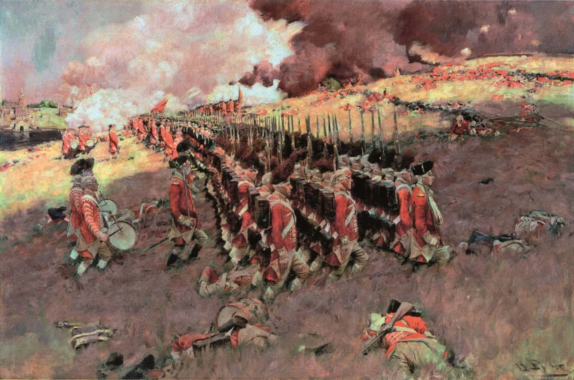 La batalla de Bunker Hill