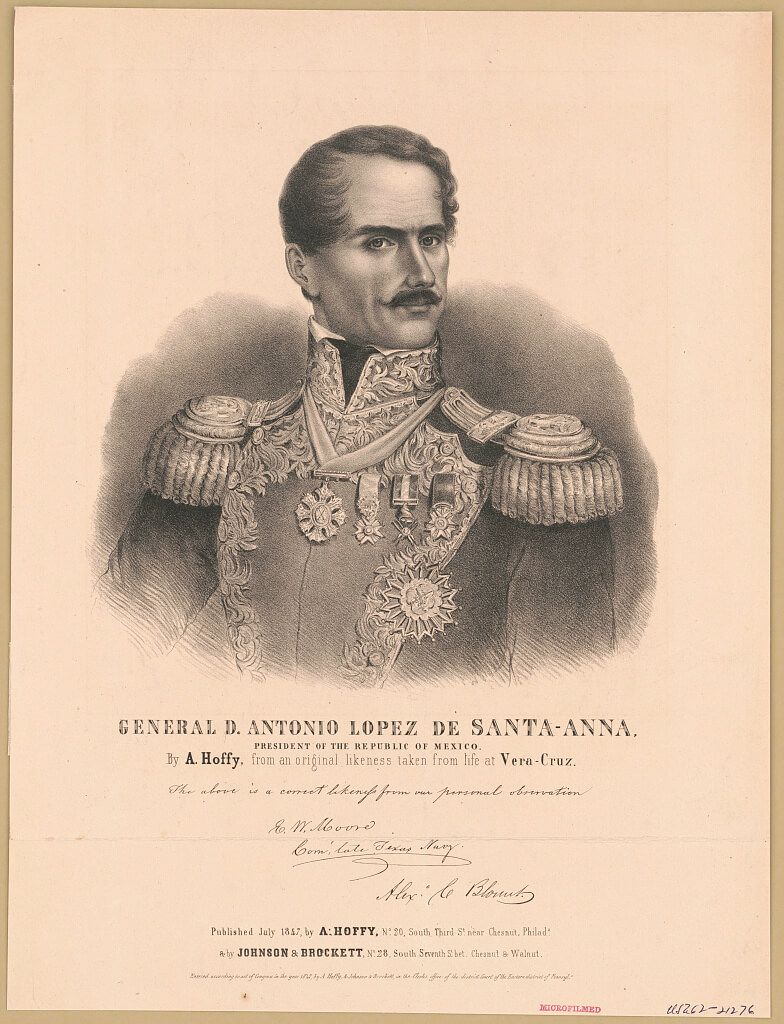 Antonio López De Santa Anna México