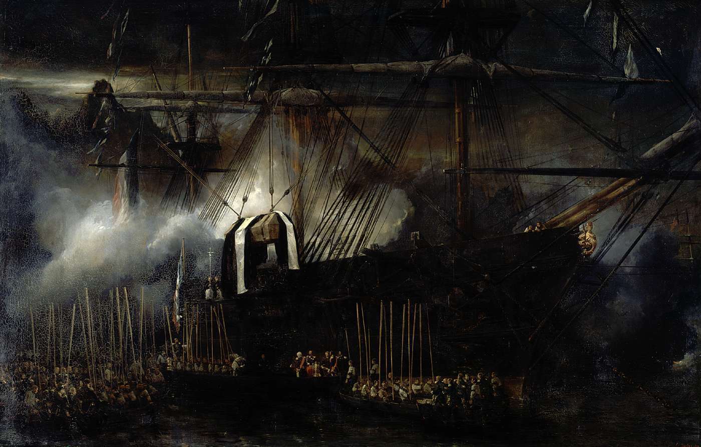 Repatriación de las cenizas de Napoleón a bordo de la Belle Poule