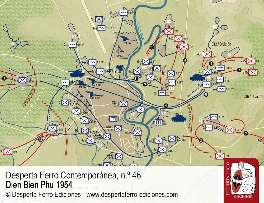 La caída de Dien Bien Phu por Kevin Boylan (U. S. Army Center of Military History) y Luc Olivier