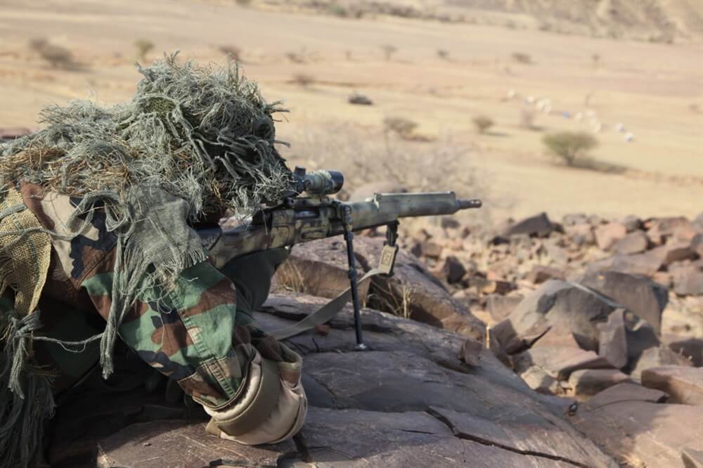 Soldados senegaleses Sahel