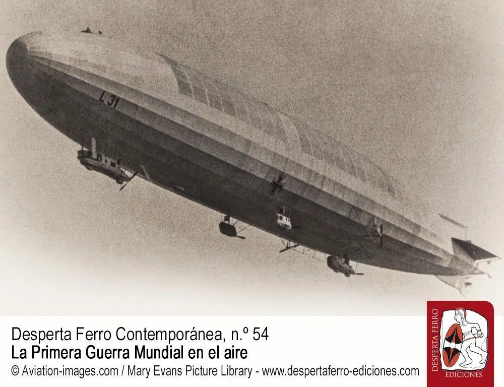 Zepelines y bombarderos. La primera guerra aérea estratégica por Ian Gooderson (King’s College London)