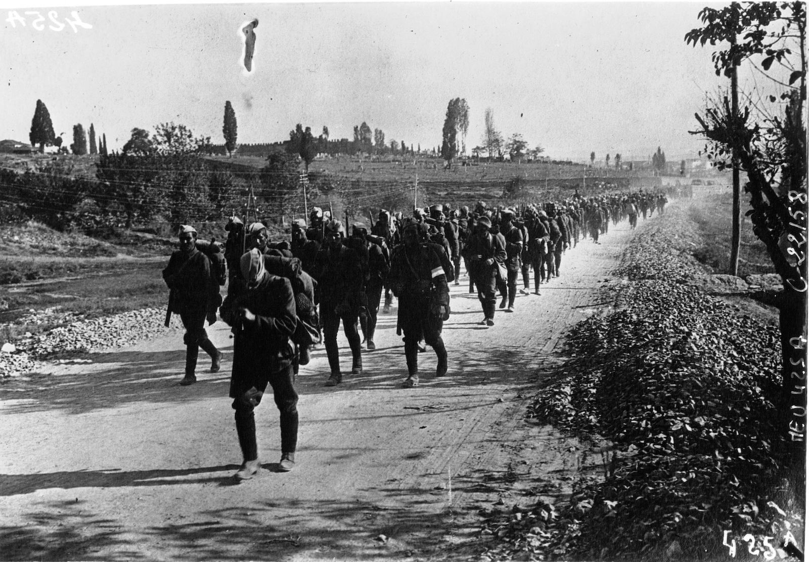 Retirada soldados griegos guerra greco turca 1922
