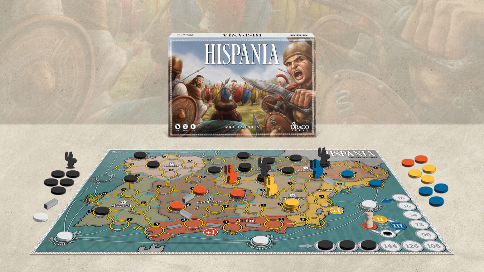 Hispania juego estrategia conquista península iberica miguel marques draco ideas