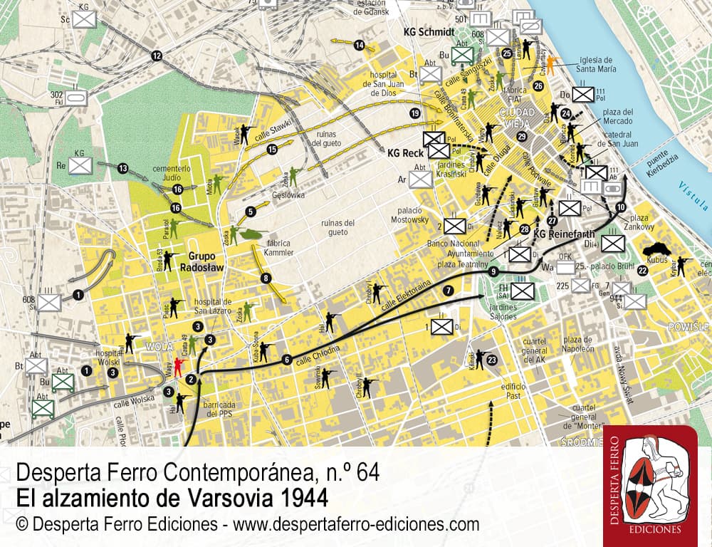 El contraataque alemán hasta la ciudad vieja por Łukasz Przybyło (Akademia Sztuki Wojennej)