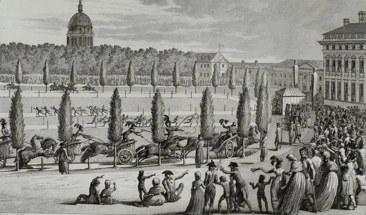 Olimpiadas republicanas en el campo de marte juegos olímpicos francia París revolución francesa